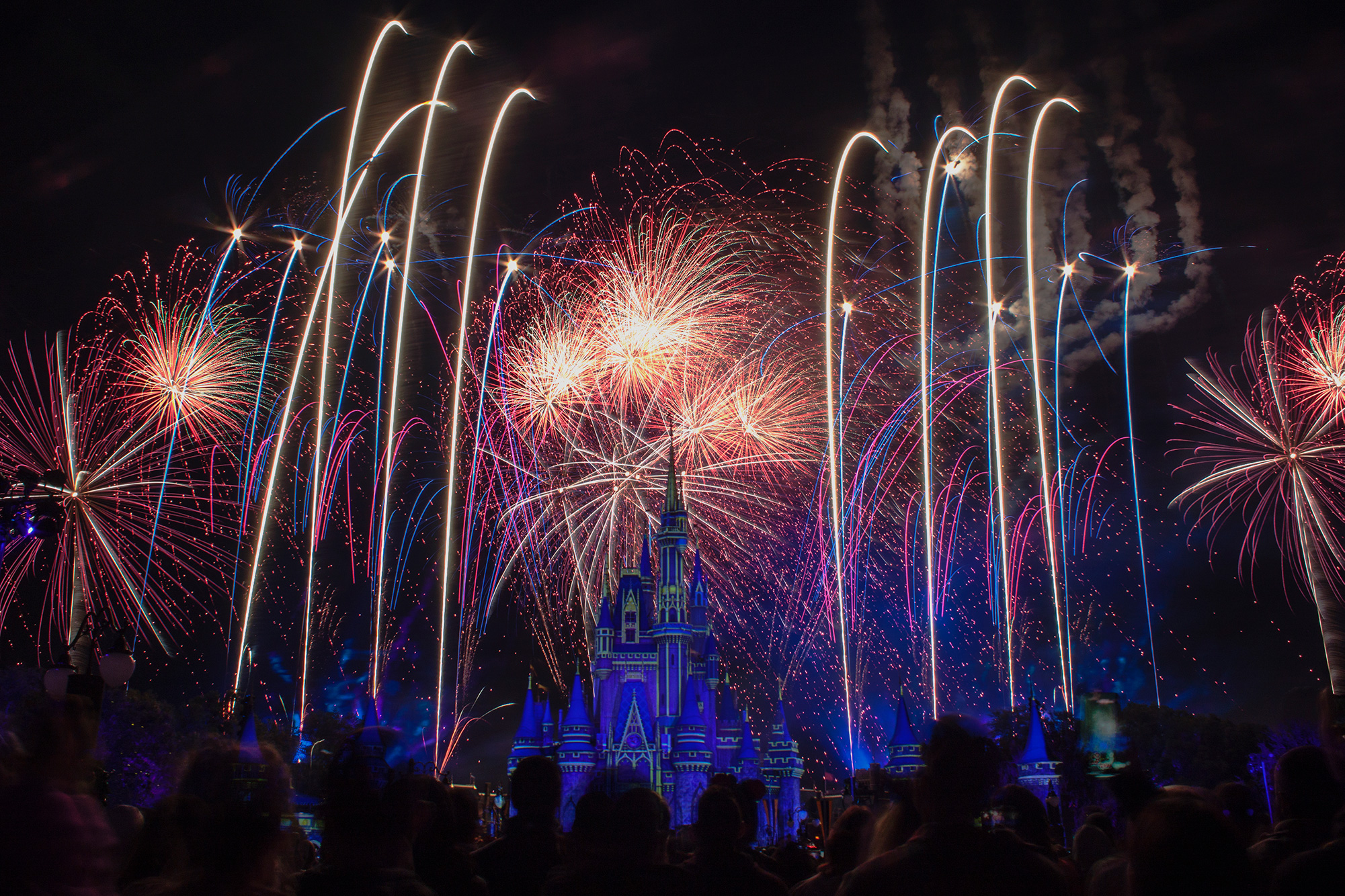 Cinderella Castle with Fireworks